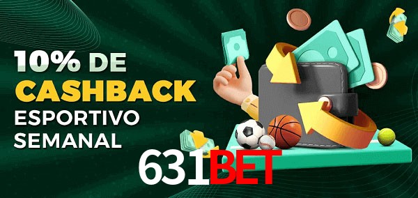 10% de bônus de cashback na 631bet